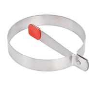 Acouto Egg Mold Small Compact DIY Making Convenient Practical Safe Reliable Kitchen Supplies for Home RestaurantHeart Shaped The of Cover Handle Fingers is Silicone The to Additional (Round)