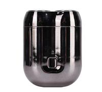 Acouto Electric Beard Trimmer for Men Aluminum Blades Magnetic Rechargeable Portable Beard Trimmer for Home Travel Silver System a Featuring Electric Sy TrimmerElectric