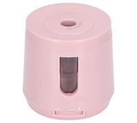 Acouto Electric Pencil Sharpener Battery USB Powered Adjustable Thickness Small Auto Sharpener for ChildrenAthens Blue Pressing with Pencil Applicable Pressure Automatic (Pink)