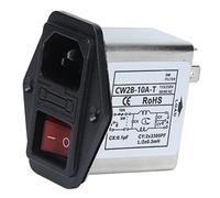 Acouto Electromagnetic Interference Filter, Aluminum Noise for Laboratory Equipment, Compact Design 115 AC Frequency Control Power Supply