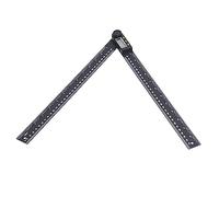 Acouto Electronic Angle Ruler LCD Digital Display Protractor Angle Finder with Battery 0?300mm 0?360 Degree and Length of of a Has Measuring Range 0-300mm Measurement Protractor Range