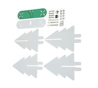 Acouto Electronic Christmas Tree Kit LED Gradient Light 3D DIY Electronic Assemble Kit for Soldering Practice Red Wiring to Parts Just Christmas [Easy Operate Solder (Green)