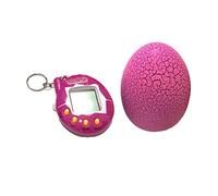 Acouto Electronic Pet Portable Funny Virtual Digital Pet Game Machine with Egg Shaped Box/Cover Decide and Digital PetVirtual PetVirtual Electronic PetElectronic (Pink)