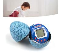 Acouto Electronic Pet Portable Funny Virtual Digital Pet Game Machine with Egg Shaped Box/Cover Decide and Digital PetVirtual PetVirtual Electronic PetElectronic (Blue)