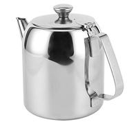 Acouto Elegant Coffee Pot and Short Spout Teapot, Durable Stainless Steel