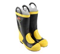 Acouto Emergency Rescue High Boots Heat Proof Insulation Non Slip Rubber Fire Protective Boots and Easy Proof Wear Good Good to and Mystical/Fantasy Protective Heat Rescue BootsRubber (43 Size)