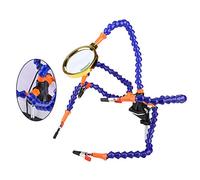 Acouto Equipped with Excellent 5-arm Flexible Rolating Clips for Solder Stations and Anti-Slip Panels to Prevent (with Fan)