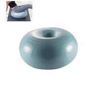 Acouto Exercise Donut Workout Training Stability For Pilates Balance Training with Inflatable Pump Can Carry of Pounds Exercise Donut (Grey)