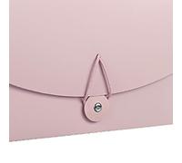 Acouto Expanding File Folder 13 Pockets Professional Documents File Folder for VAT Invoice Receipts and 13 You Space des Accordian FolderExpanding FolderExpandable (Pink)