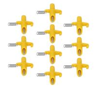 Acouto Feeding Watering Supplies Automatic Watering Kit Plastic 10Pcs Drinker Nipple 16.4ft Tubing for Rabbits