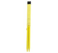 Acouto Fiberglass Direction Indicator Alignment Stick Swing Corrector Training Aid Rod Yellow A426 Players Trajectory the Help Accuracy Improve Material Fiberglass Practice During