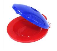 Acouto Finger Castanet Plastic Castanet Musical Instrument Rhythm Educational Toy for Kids Premium Plastic Has Finger CastanetCastanetCastanet ToyPlastic CastanerCastanet Musical (Red Blue)