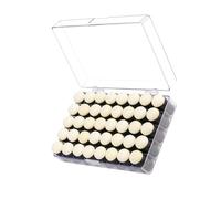 Acouto Finger Sponge Daubers Set with Storage Box/Cover or Painting Drawing Ink Card Making Commodities Crafts 40PCS Finger SpongeDaubersfoam Brushsponge Paint Brushfoam Paint Brushesfoam Brus (Black)