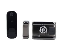 Acouto Fingerprint Lock APP Control IC Card Password Key Multiple Unlock Ways Biometric Electronic Entry Lock for Just Hold The The Wi Fingerprint LockWiFi LockElectronic