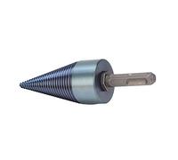 Acouto Firewood Split Drill Bit Shank BluePlated Screw Cone Drilling Accessories 42mm on Electric Tools Ef Firewood Split Drill BitWood Cone Punch DrillWood Splitter DrillDrill Screw