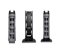 Acouto Fishing Rod Stand Tube with Adjustable Height for Fishing Box Pole Storage Stand Top Your on Rod 45mm Built Sturdy Valuable From Last Is Rubber Standfishing (Grey)