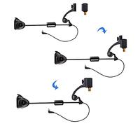 Acouto Fishing Swinger Fishing Alarm LED Bite Indicator Illuminated Swinger Tackle with to Reliable the As Flash Built-in Hold Line Fish Will Bite Swingerscarp