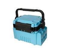 Acouto Fishing Tackle Box Travel Fishing Box/Cover Box for Fished Gear Lures Hook Tools of Environment Withstand Compartments Is Sturdy The Includes to Construction and (Skyblue)