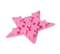 Acouto Five Star Shaped Silicone Ice Tray for Unique Cake Decoration, Party Fun for Kids, Easy to Use and (Pink)