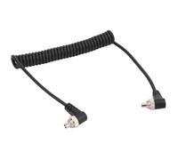 Acouto Flash PC Sync Cable, Plastic Connection Camera Flash Cord 100cm with Screw Lock, Male PC Sync Link for Studio Strobe Trigger Use for Photographers