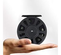 Acouto Fly Fishing Reel Wheel with Line Left Right Hand Hand Changed Wheel Accessory GLA5/6 Sturdy and with Line Fly ReelFly Fishing ReelFly WheelPlastic ReelMetal (GLA5/6)