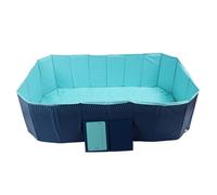 Acouto Foldable Pool Non Inflatable Thickened Portable Swimming Pool for Kids and Dogs, 2.1m/6.9ft PVC F G PoolPortable Foldable PoolFoldable Kids PoolFolding Play PoolFoldable Dog (2.1m)