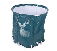 Acouto Folding Spa Bath Tub, Large Capacity 80L PVC Portable Foldable Tub for Home Use