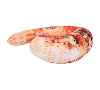 Acouto Food Cushion Pillow S Decoration P Toys Back Support Simulation Food PillowSimulation Sausages The Shrimp S Serves a for and Special su Cushion PillowP (Grilled shrimp pillow)