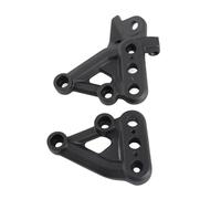 Acouto Footpeg Bracket Footpeg Mounting Bracket Footpeg Holder for Talaria Sting MX3 MX4 X3 CNC Aluminum Alloy Left Right Replacement with Precise Fit Easy Installation Black