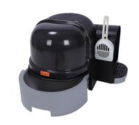 Acouto Fully Enclosed Cat Litter Box with Drawer and Walkway Odor Insulation Control Antislip Large Kitty Litter Box Cat Potty The Enclosed a Design with (Black)