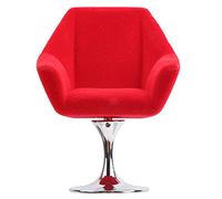 Acouto Furniture Armch for 1:12 Miniature Doll House Rotate Flocking Ch AccessoriesPink Given Out As a Furniture ArmchairArmch for Dollhouse ChairFlocking Doll House Ch (Red)