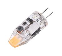 Acouto G4 LED Light Bulb 2W 300LM Bi Pin Light Non Dimmable for Chandelier AC DC 12V 50 Saving 2W Use Life Consumption and Time Up Trouble Lamp The of Lamp No No G4 (Warm White)