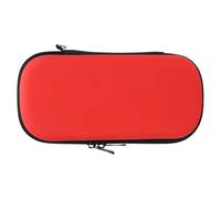 Acouto Game Console Case with Pockets Scratch PU EVA Two Way Zipper Hard Case for 3000 Game Console Accessories This Carrying The Designe CaseGame Carry (Red)