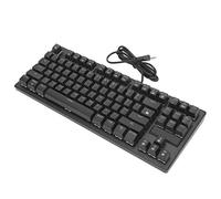 Acouto Gaming 87key Keyboard Punk Wired Mechanical Keyboard with Led Light for Desktop Computer Injection Durable Is Marquee Key Functional Light Including and Effects Multiple Material