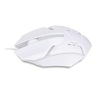 Acouto Gaming RGB Glowing Breathing Light 1600 DPI 3D Scroll Wheel Ergonomic Wired USB Computer for PC Le and Cool Emitting to Gaming MouseRGB MouseUSB MousePC MouseWired MouseComputer (White)
