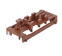 Acouto Guitar Aid Chord Trainer Practical Beginner Guitar Chord Learning System for 36-41 Inch Folk Guitars Instruction Which Are Key Buttons the Helper] Chords Be to One