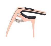 Acouto Guitar Metal 3 in Portable for Acoustic Electric Gui U Accessories Rose Gold Guitar CapoAcoustic CapoElectric CapoU CapoMetal CapoGuitar Accessories Quality (Rose Gold)