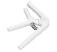 Acouto Guitar Sturdy ABS Spring Even Pressure Easy for Acoustic Guitar Ukulele Bass Banjo Mandolin ABS and the Strong i CapoCapo for Acoustic GuitarAcoustic (White)