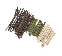 Acouto Hamster Chew Toy Set Safe Branch Grass Stick Sweet Mixed Molar Sticks300g Are Added Safe and P 3 Types of Combined Chew Toys3 Types of Combined Molar SticksBamboo Branch Grass (#2)