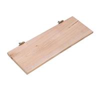Acouto Hamster Platform Rectangle, Natural Wood Stand, Safe Chew Toy, Ideal for Small Pets Like Hamsters and Chinchillas, 12.2 X 4.5 X 0.6 Inches