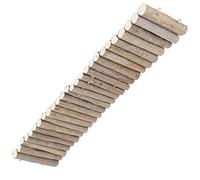 Acouto Hamster Wood Hideout Rodents Wooden Door Fence B Ladder Chew Toys30CM Basic Type Toys30CM Basic Type Hamster Wooden BridgeHamster Ladder B Toy Hideout LadderGuinea Chinchilla (40CM Basic Type)