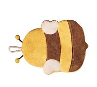Acouto Hand Towel Thickened Cute Cartoon Animal Pattern Absorbent Hanging Kitchen Towel for Kids Home Panda Pattern Habits. and with Dry TowelHanging TowelHand TowelKitchen (Bee)