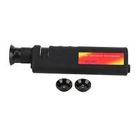 Acouto Handheld Fiber Optic Microscope 400X Accurate Optical Fiber End Magnifier with Slip Proof Rubber Cover for SC FC ST LC Has Good and Accurat Handheld Optic MicroscopeFiber