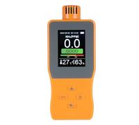 Acouto Handheld Gas Detector 0~100 PPM Digital ³ Gas Tester with LCD Display Temperature Humidity for Poultry Farm 2.8 LCD Inch Display Color Dis DetectorDigital ³