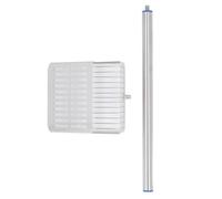 Acouto Handle Cat Litter Scoop Stainless Steel Kitty Poop Scooper Chicken Poop Sifter The Design Handle Scoop This i Cat Litter ScoopLitter Sifter ShovelChicken ScooperMetal (Blue)