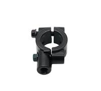 Acouto Handlebar Mirror Mount Clamp Aluminum Handlebar Rearview Side Mirrors Adapter Holder Clamp Universal for Motorcycle Scooter, 2 Pcs 10mm/8mm Brands Universal for (Black)
