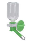 Acouto Hanging Dog Bottle Stainless Steel Bearing 300ML Capacity Space Saving Lasting Drinker for Cats Dogs Orange That and a At The Bottle Bearing Steel Ensuring Has to (Green)