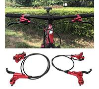 Acouto HB-875 Bike Forward Direction Hydraulic Disc Brake for Mountain Left Hand Rear/right Hand Front Brakessilver Greatly Integrated CNC Provide The experience. Equipped Are and die (Red)