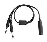 Acouto Helicopter to General Aviation Headset Adapter Cable - David Clark AVCOMM, U 174 Earphone AdapterHeadset AdapterHelicopter to General Aviation Headset AdapterHeadphone Adapter
