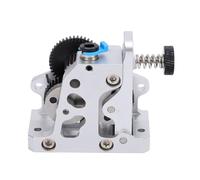 Acouto HGX Extruder Kit Hardened Steel Reduction Gear Hotend Metal HGX Extruder for CR10 for Ender 3 CR6 for 3D Printer Silver This for Is 3D Ma KitHGX (Silver)